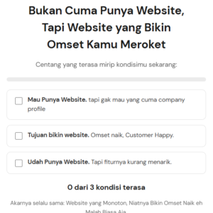 Interactive Checklist
